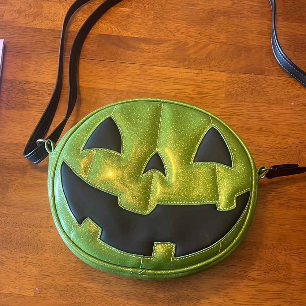 COPY - Love Pain and Stitches pumpkin purse.